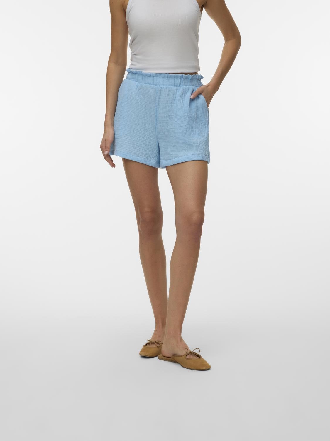 VMNATALI Shorts - Cashmere Blue - VERO MODA & VILA Bergvik